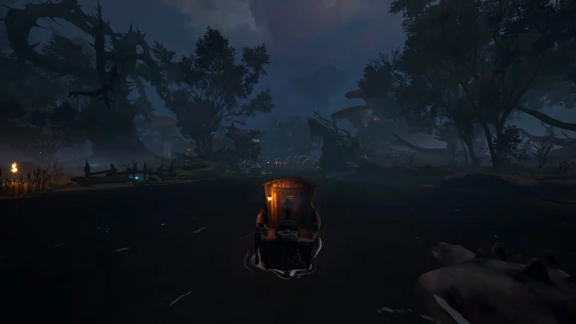 Swamp-lake region overview showcasing early test environments