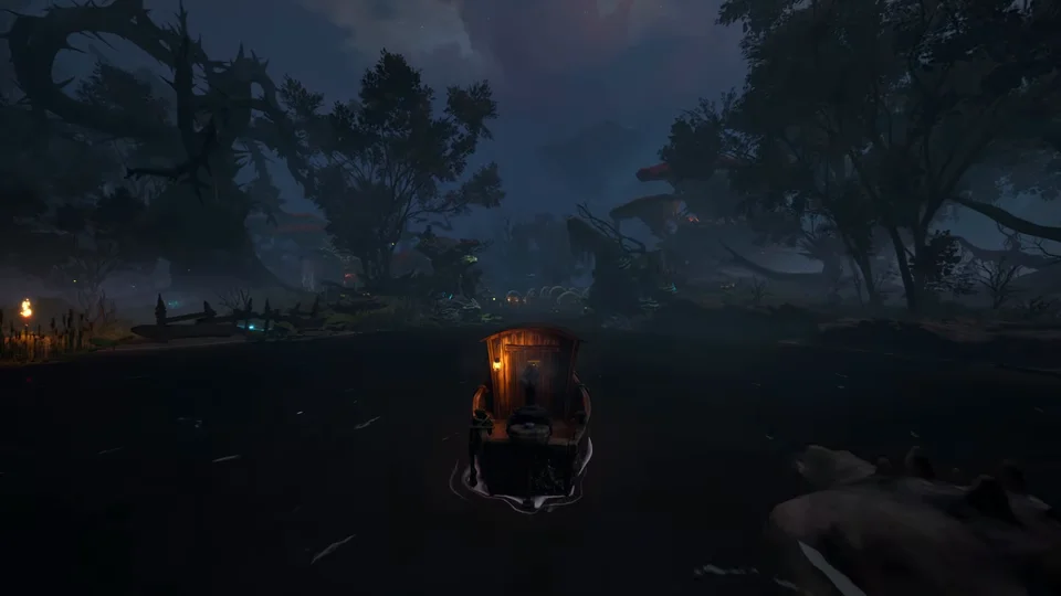 Swamp-lake region overview showcasing early test environments