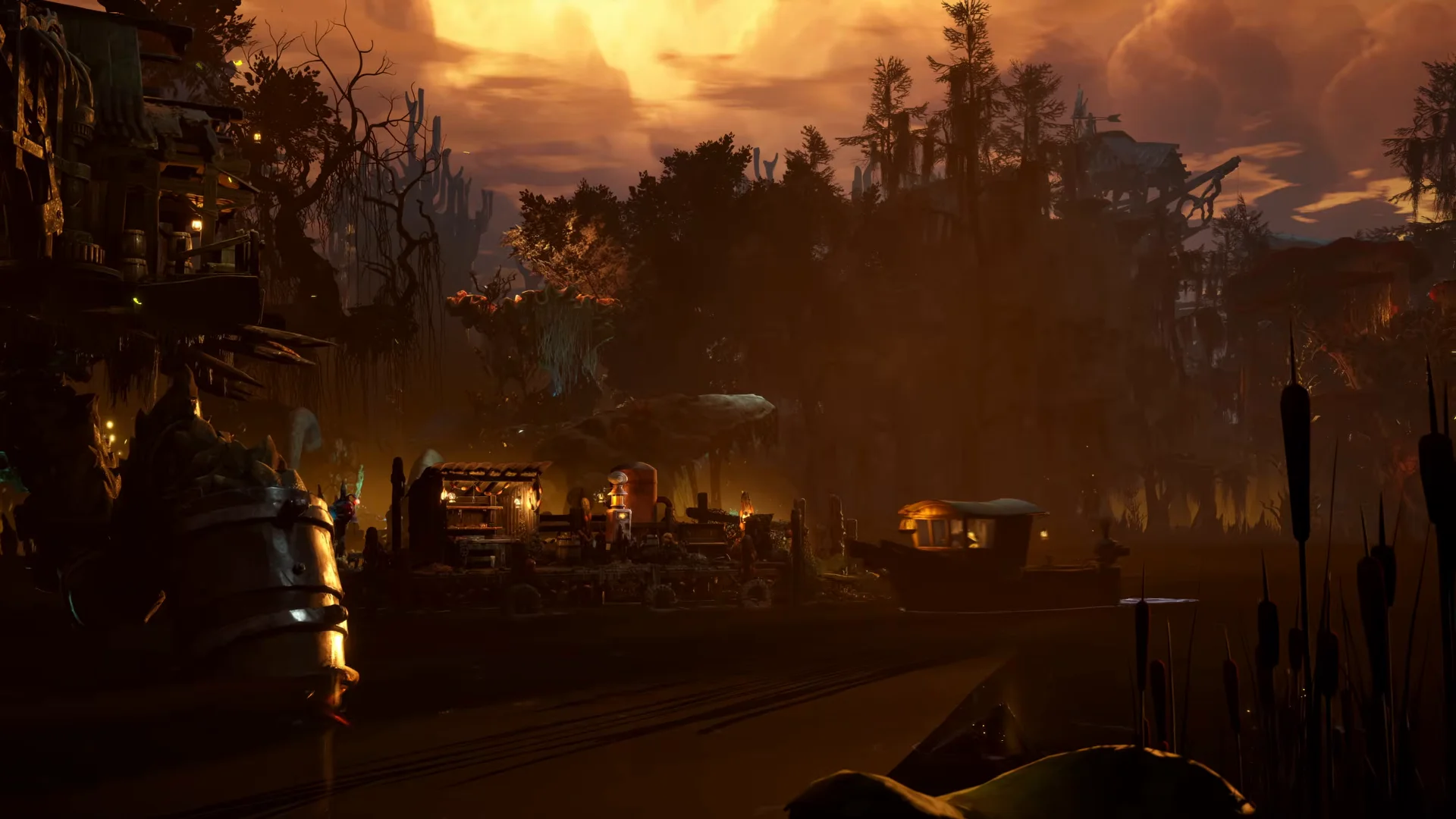 Atmospheric flooded wasteland waters after the playtest concludes