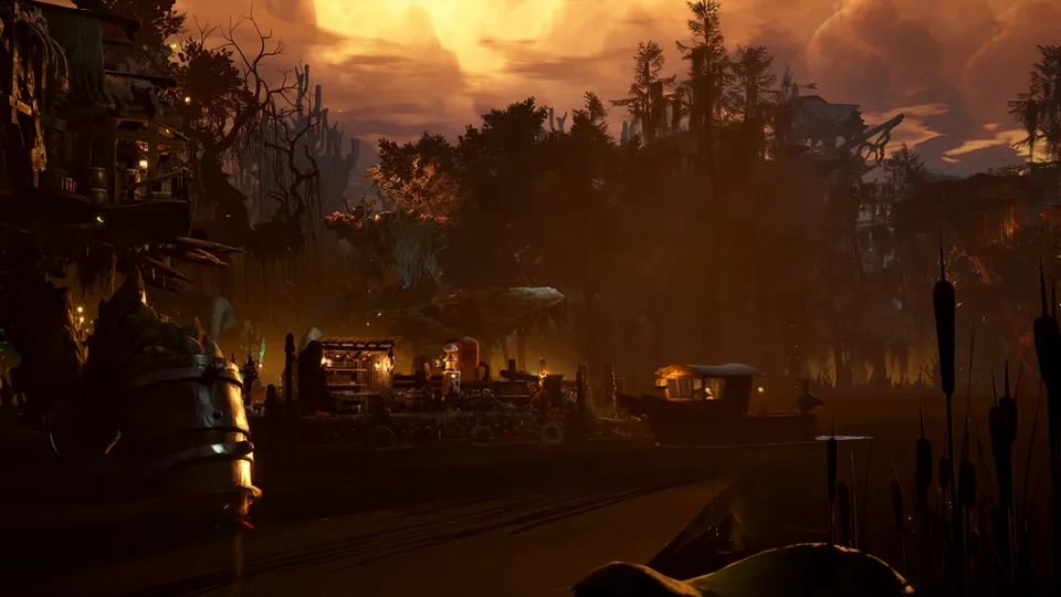 Atmospheric flooded wasteland waters after the playtest concludes