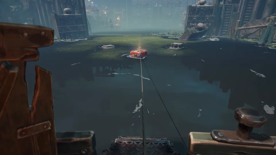 Docking interface at pier