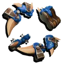Reinforced hook grip