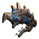 Serrated axe edge